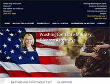 Tablet Screenshot of militarydivorceattorneys.com